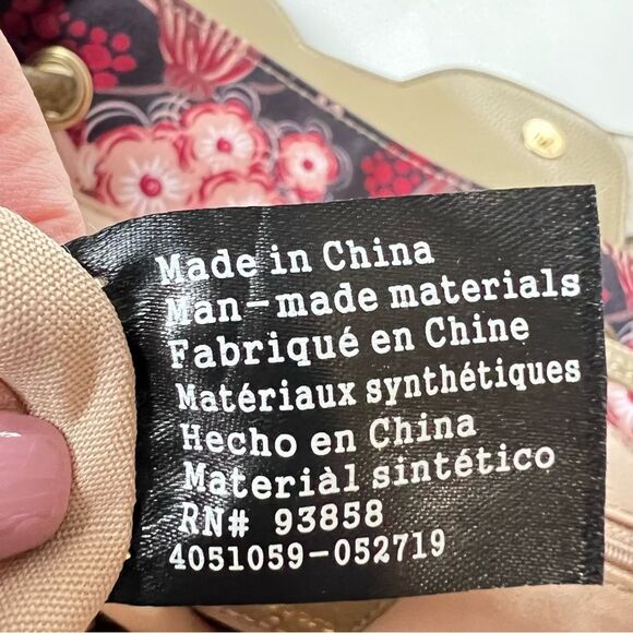 Nanette Lepore Tan "Arabelle" Vegan Crossbody Backpack Shoulder Bag - Picture 13 of 16